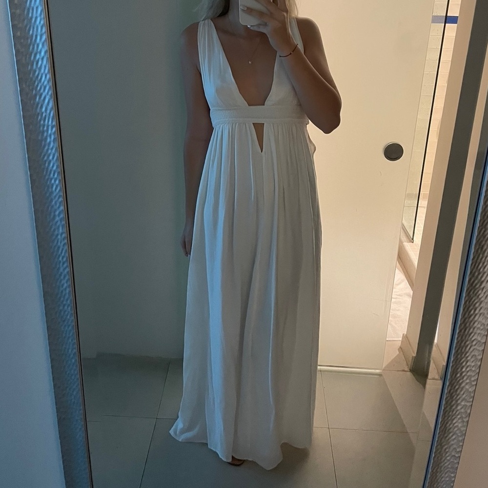 White Indah maxi dress